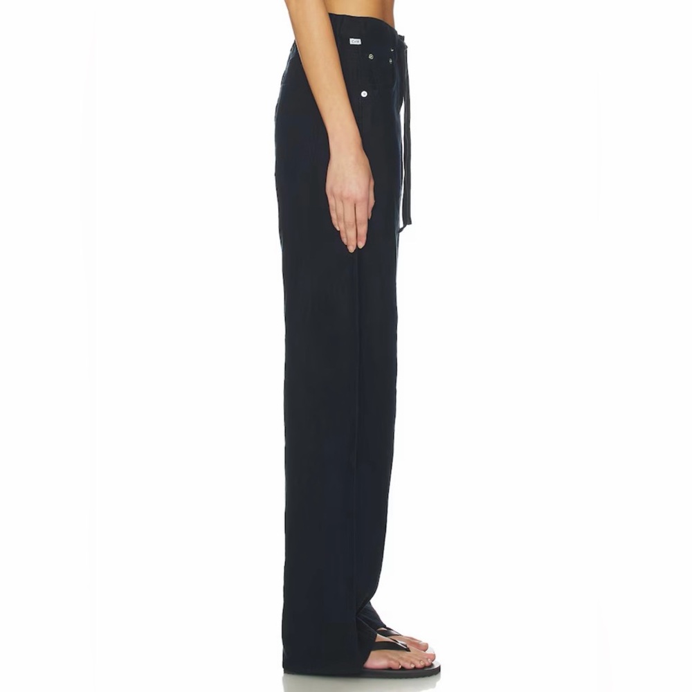 Citizens of Humanity Brynn Drawstring Trouser in Black / size 28 - Picture 3 of 6